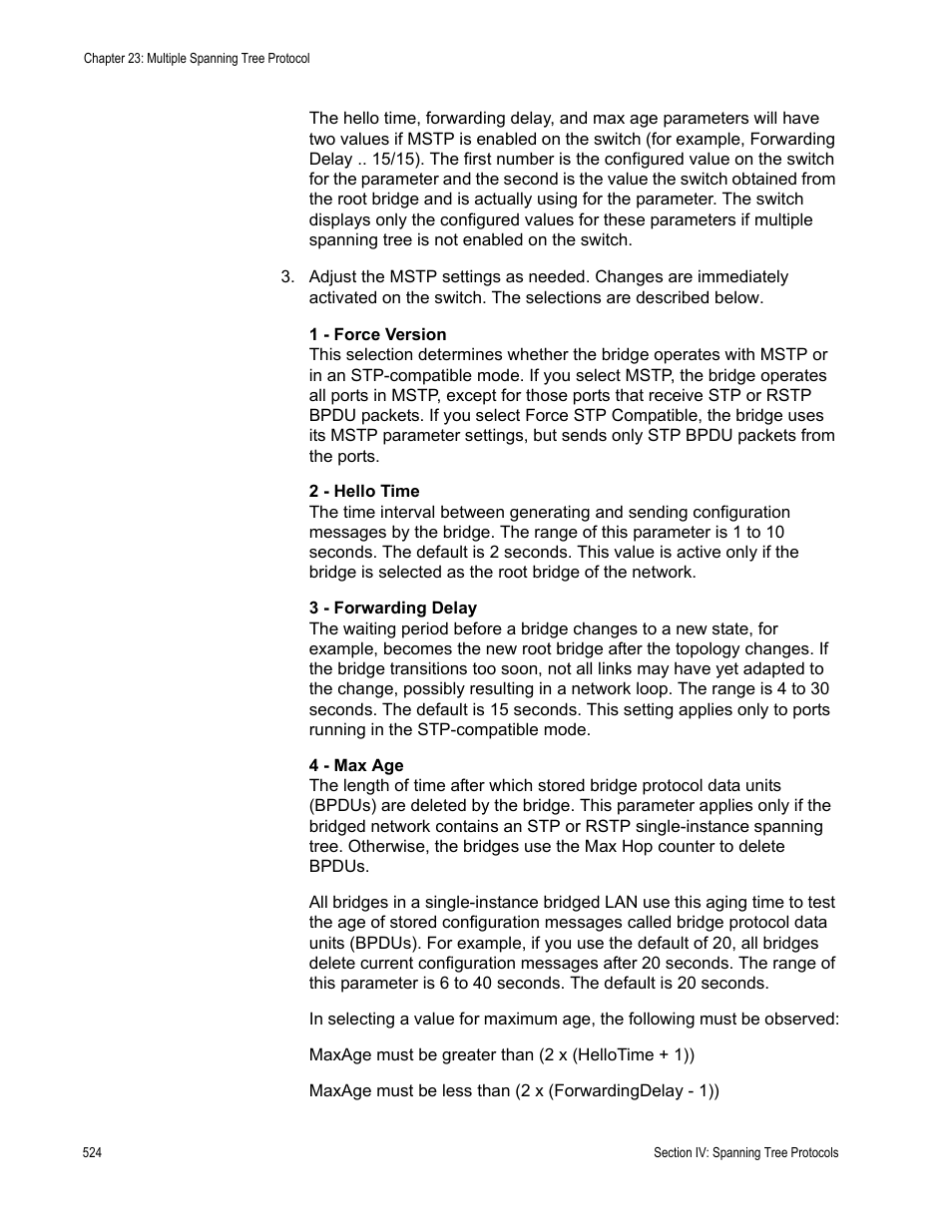 Allied Telesis AT-S62 User Manual | Page 524 / 822