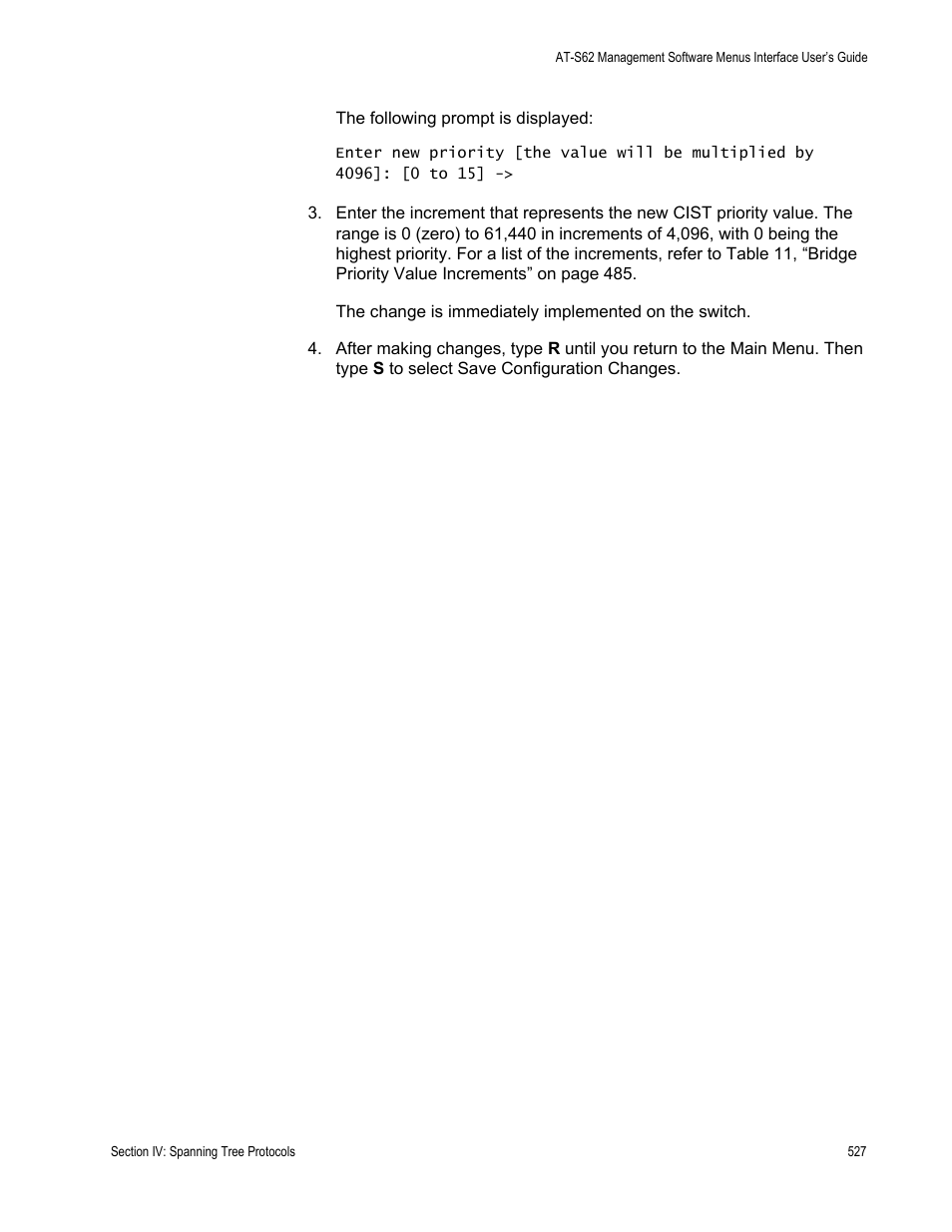 Allied Telesis AT-S62 User Manual | Page 527 / 822