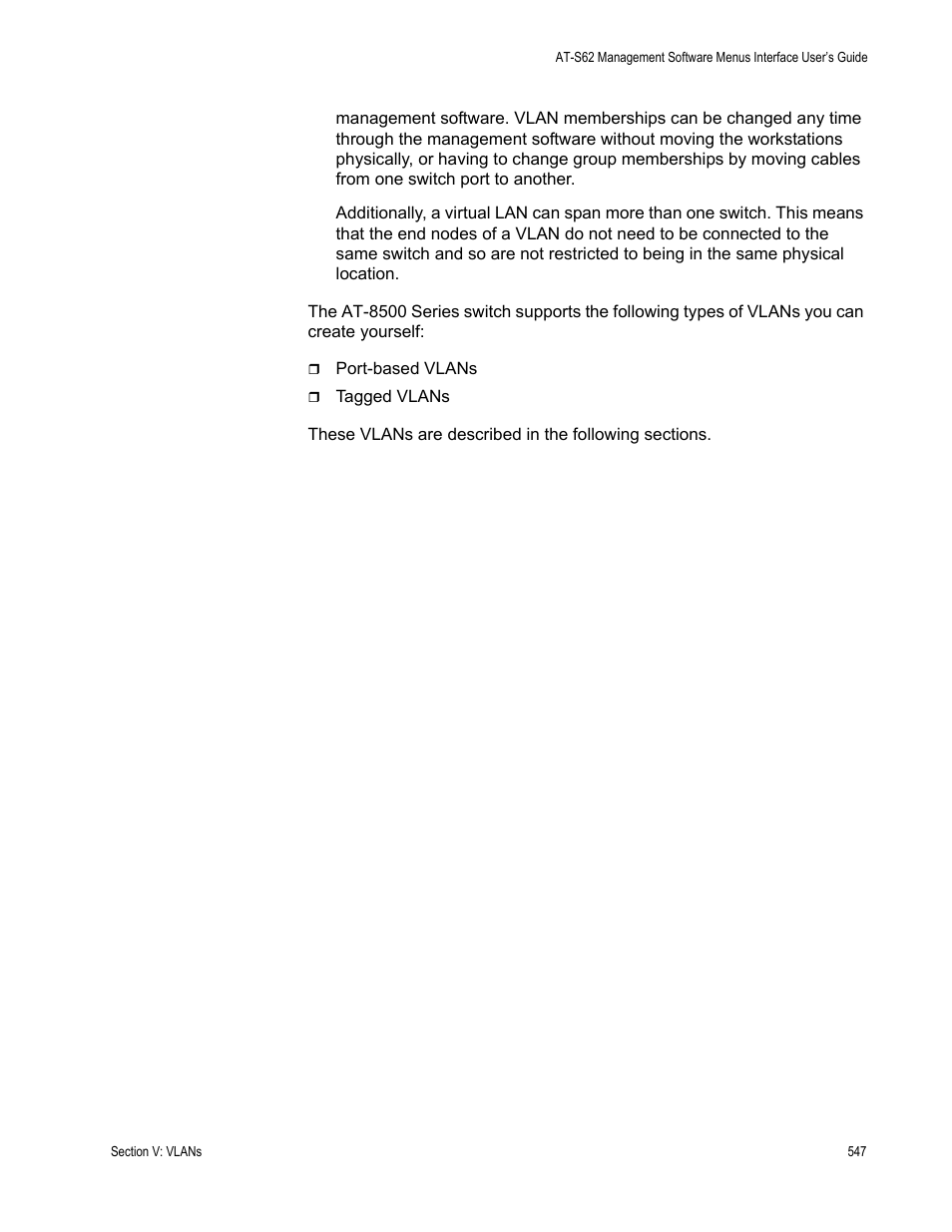 Allied Telesis AT-S62 User Manual | Page 547 / 822