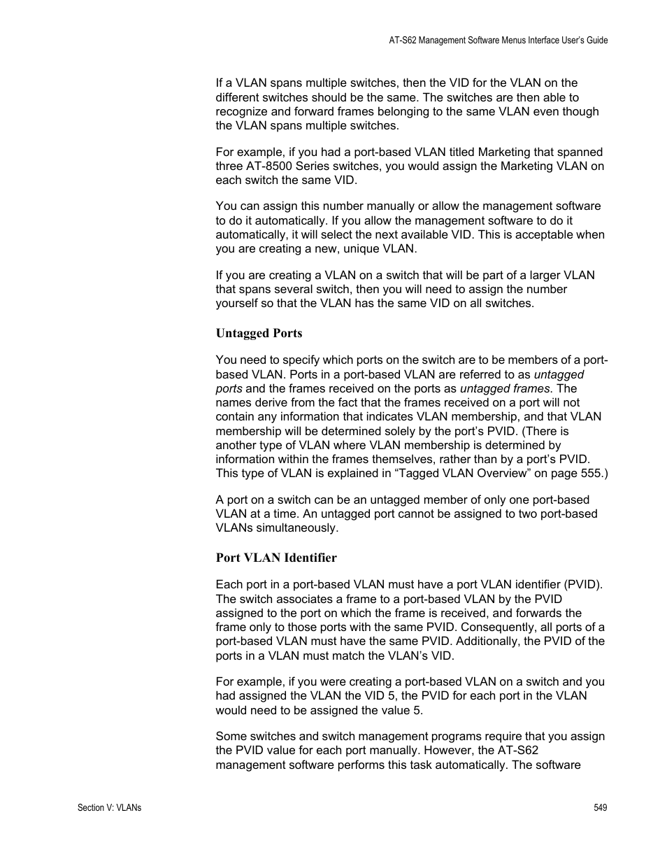 Allied Telesis AT-S62 User Manual | Page 549 / 822