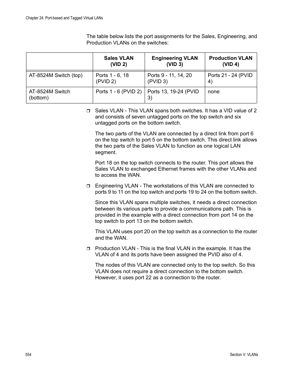 Allied Telesis AT-S62 User Manual | Page 554 / 822