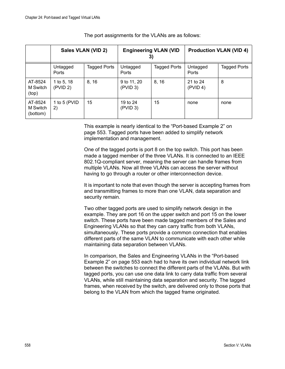 Allied Telesis AT-S62 User Manual | Page 558 / 822