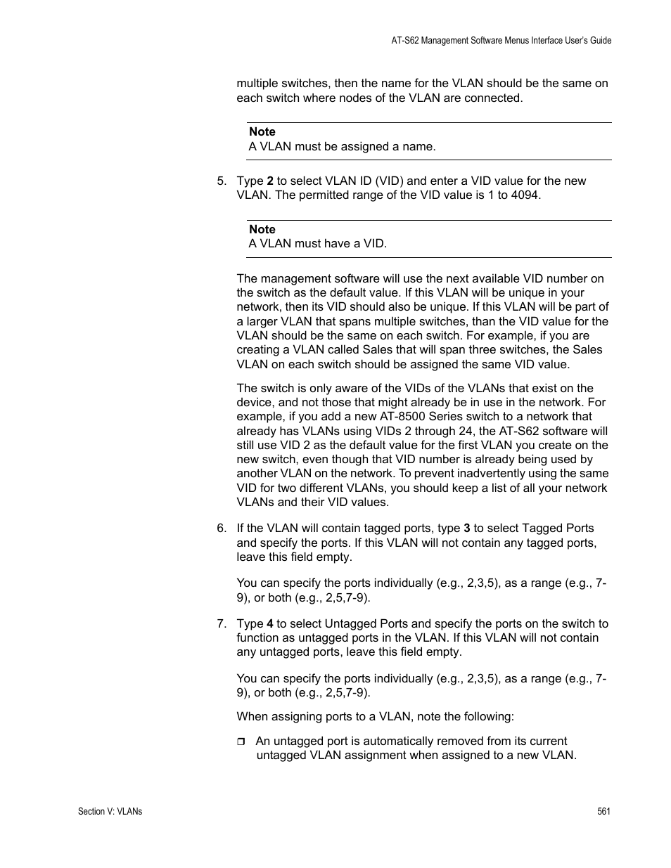 Allied Telesis AT-S62 User Manual | Page 561 / 822