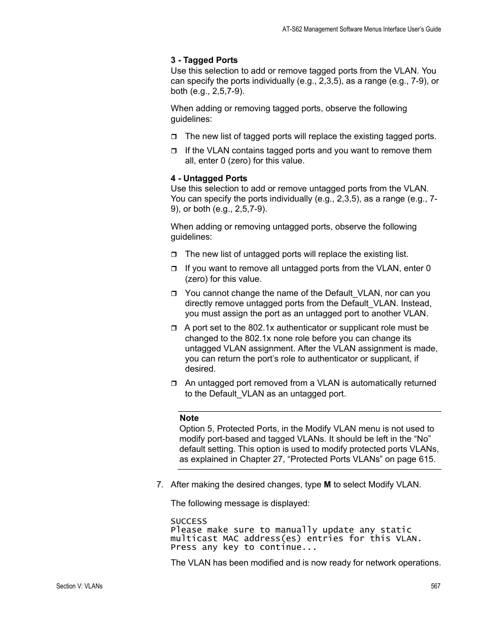 Allied Telesis AT-S62 User Manual | Page 567 / 822