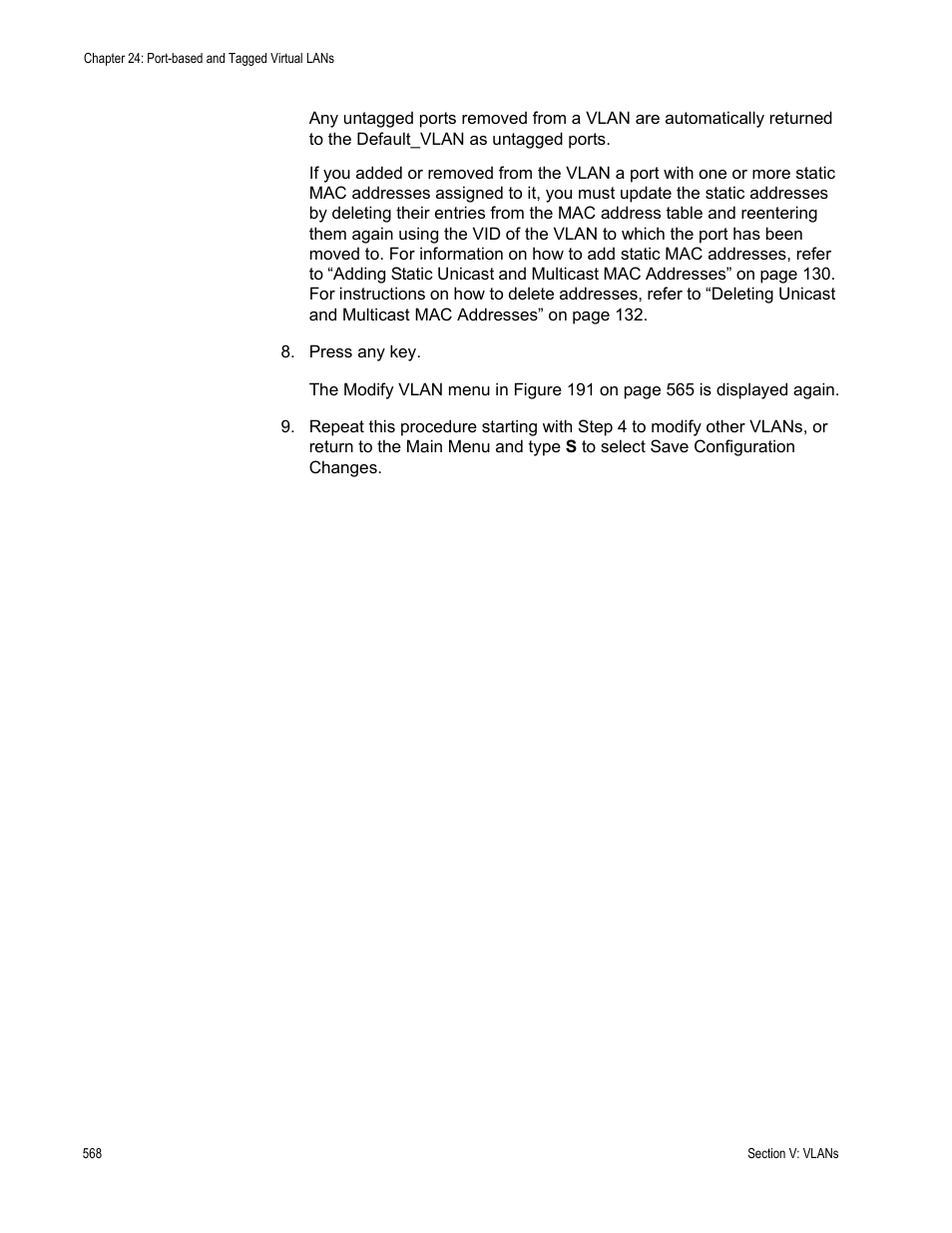 Allied Telesis AT-S62 User Manual | Page 568 / 822