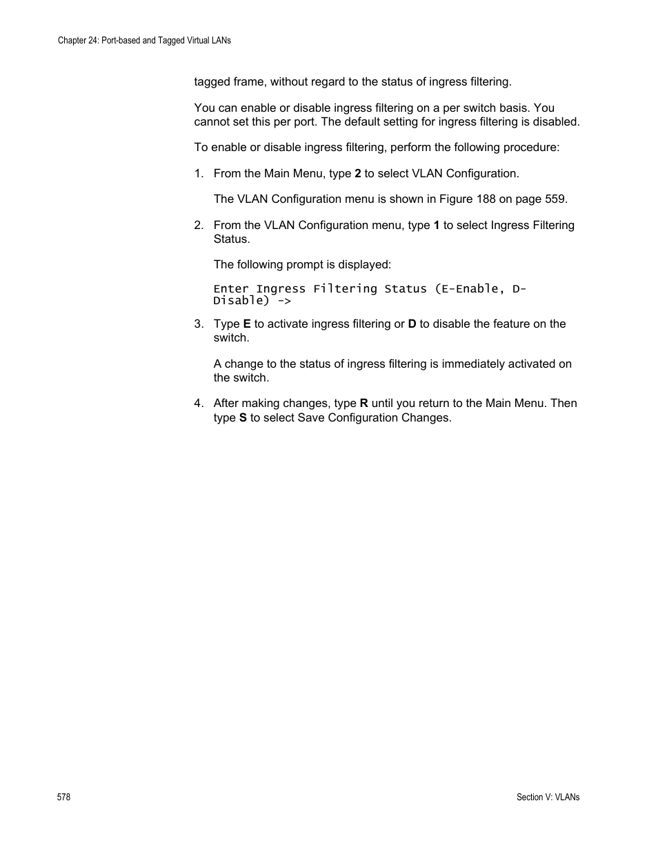 Allied Telesis AT-S62 User Manual | Page 578 / 822