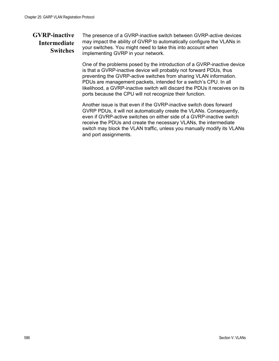 Gvrp-inactive intermediate switches | Allied Telesis AT-S62 User Manual | Page 586 / 822