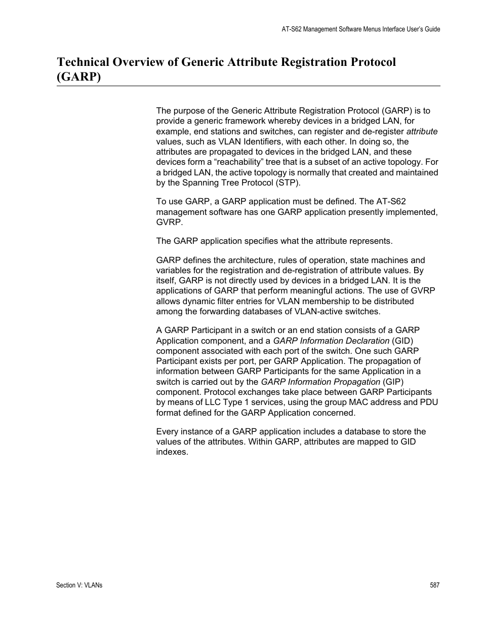 Allied Telesis AT-S62 User Manual | Page 587 / 822