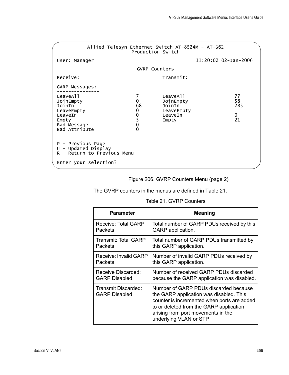 Allied Telesis AT-S62 User Manual | Page 599 / 822