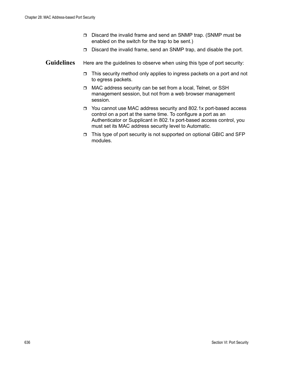 Guidelines | Allied Telesis AT-S62 User Manual | Page 636 / 822