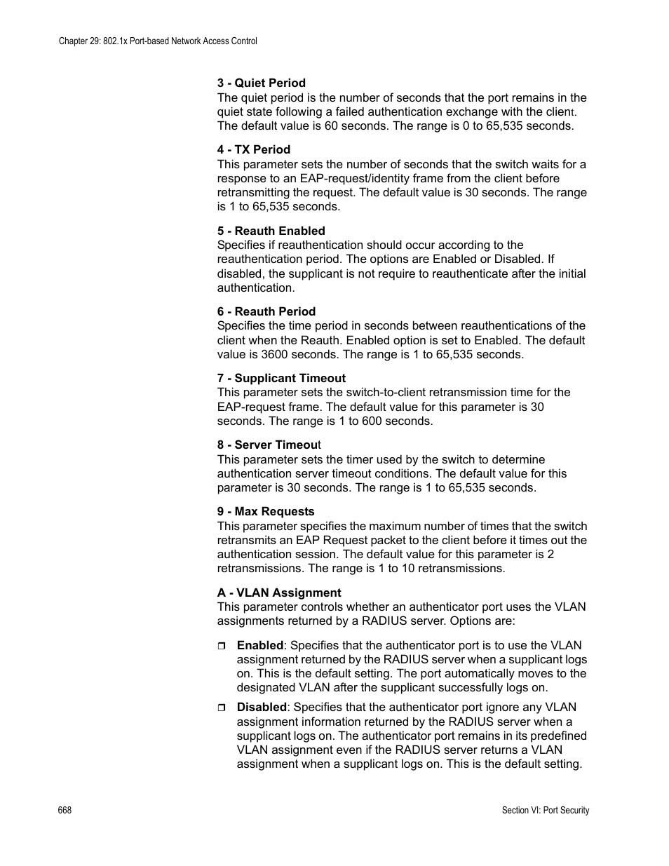 Allied Telesis AT-S62 User Manual | Page 668 / 822