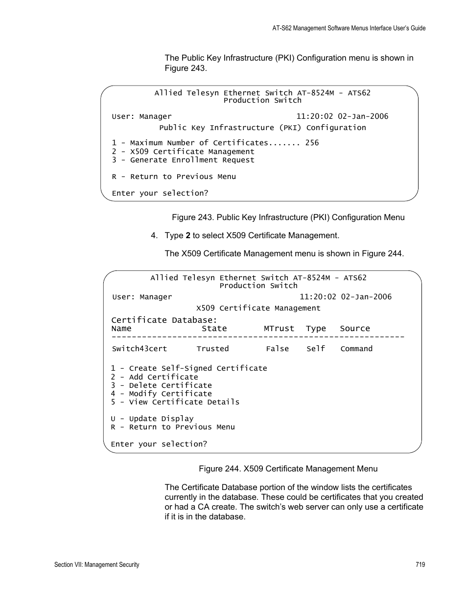 Allied Telesis AT-S62 User Manual | Page 719 / 822