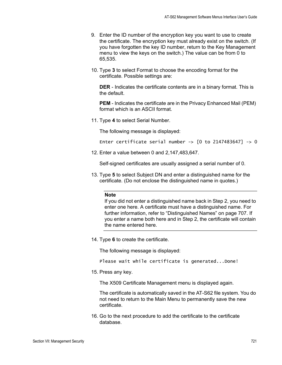 Allied Telesis AT-S62 User Manual | Page 721 / 822