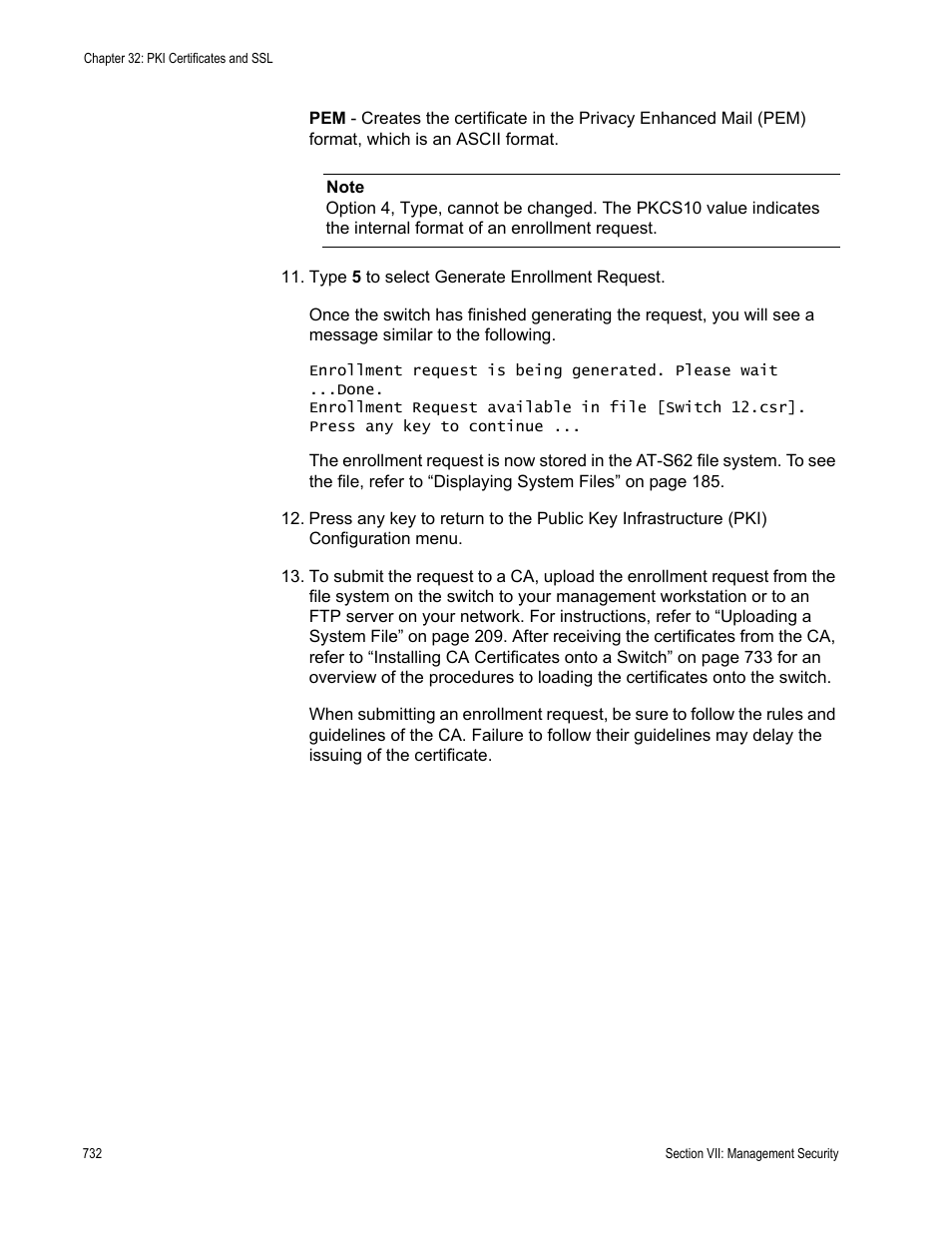Allied Telesis AT-S62 User Manual | Page 732 / 822
