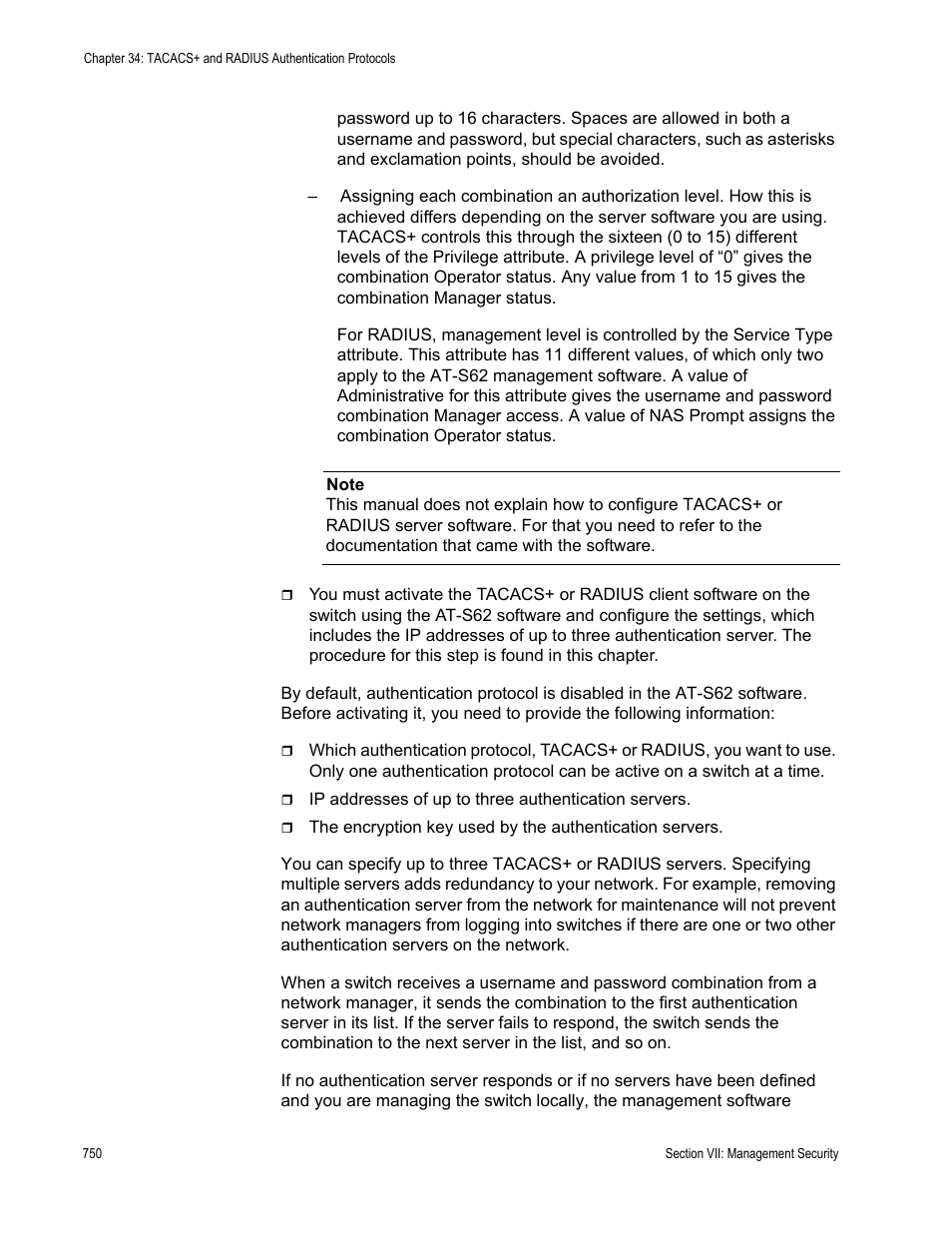 Allied Telesis AT-S62 User Manual | Page 750 / 822