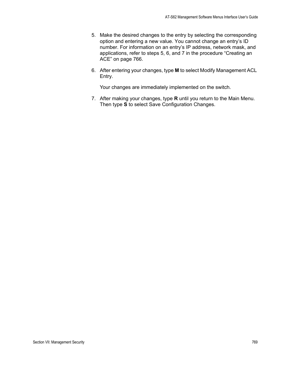 Allied Telesis AT-S62 User Manual | Page 769 / 822