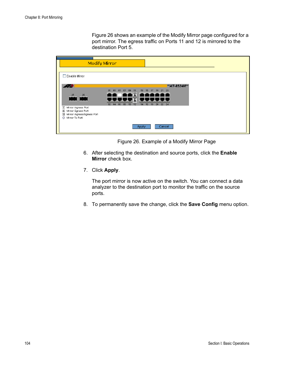 Allied Telesis AT-S62 User Manual | Page 104 / 372
