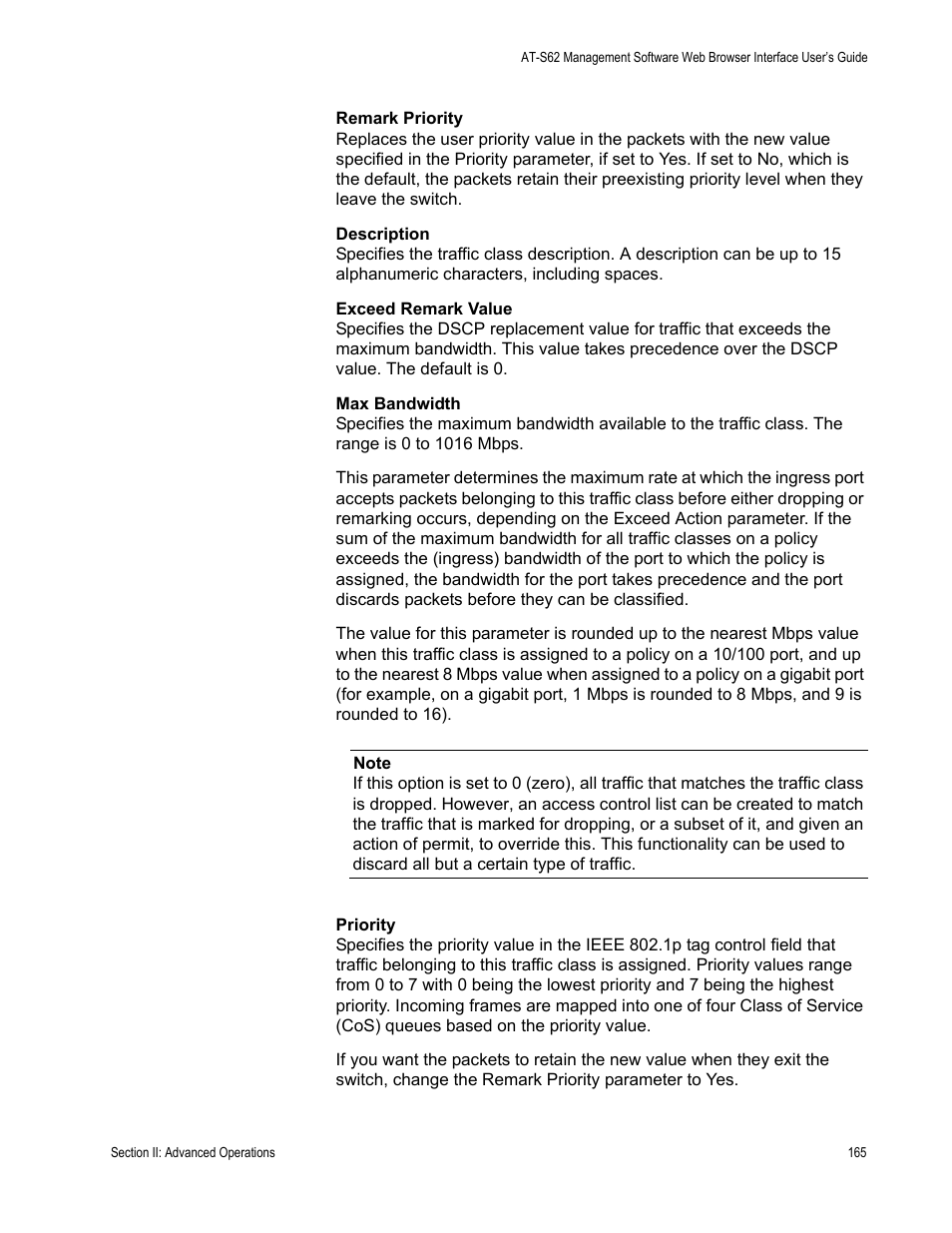 Allied Telesis AT-S62 User Manual | Page 165 / 372