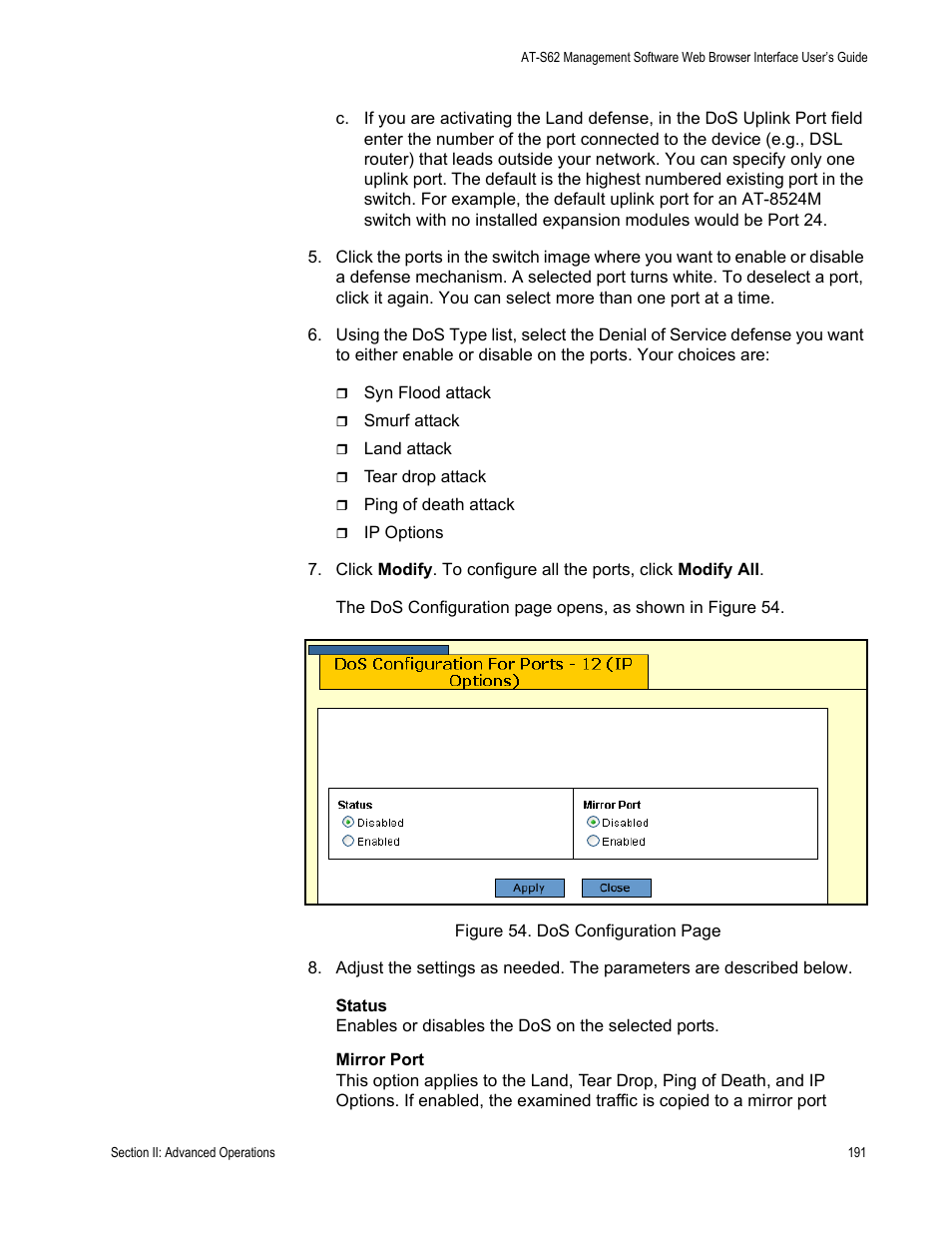 Allied Telesis AT-S62 User Manual | Page 191 / 372