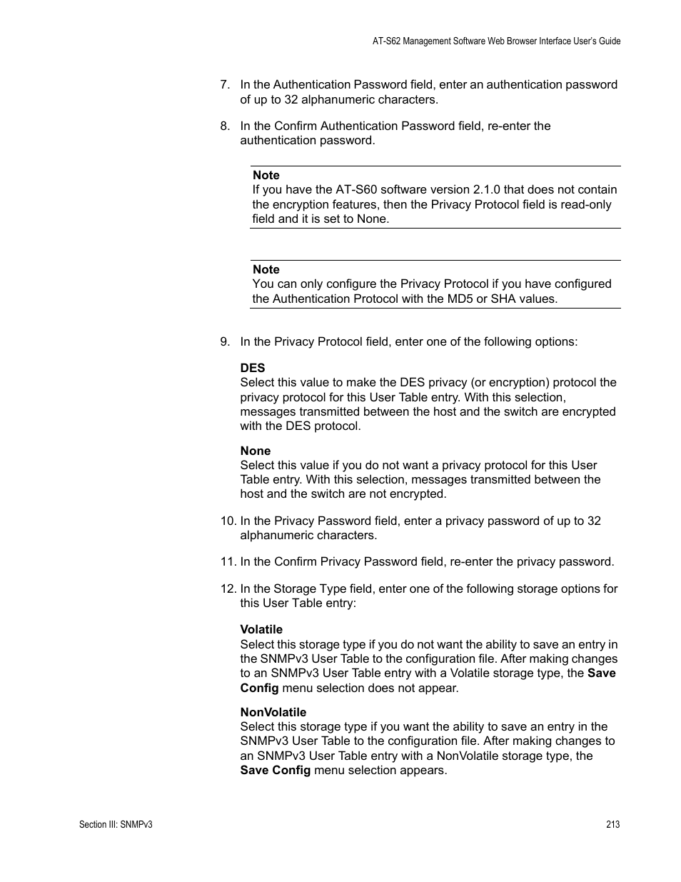 Allied Telesis AT-S62 User Manual | Page 213 / 372