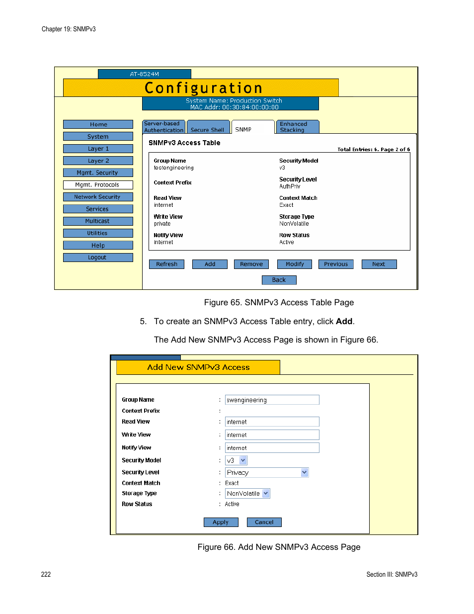 Allied Telesis AT-S62 User Manual | Page 222 / 372