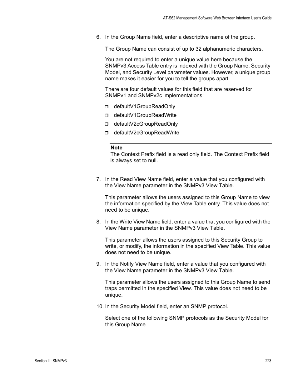 Allied Telesis AT-S62 User Manual | Page 223 / 372