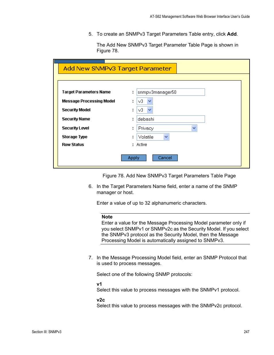 Allied Telesis AT-S62 User Manual | Page 247 / 372