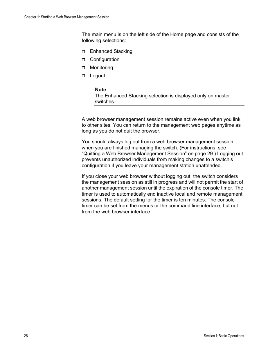 Allied Telesis AT-S62 User Manual | Page 26 / 372