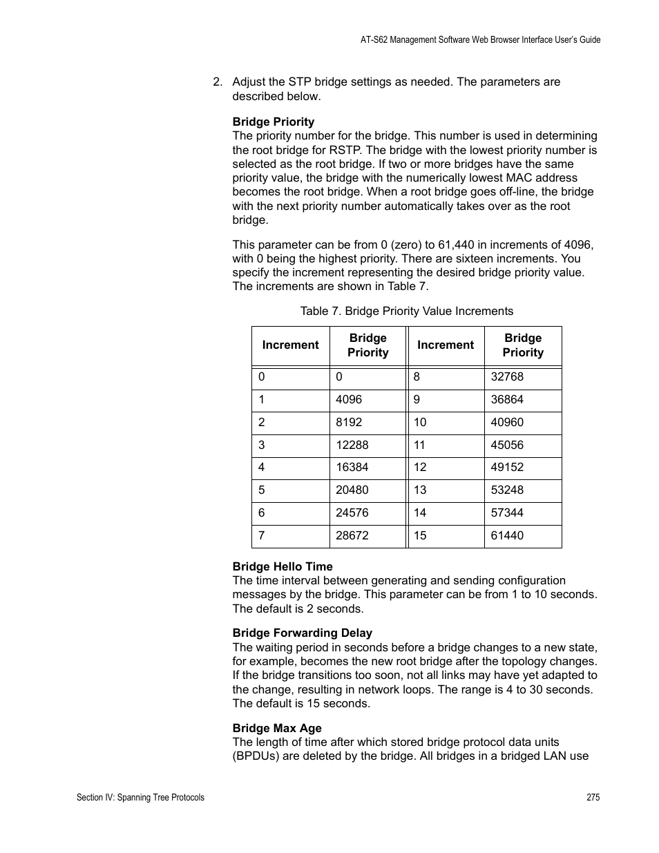 Allied Telesis AT-S62 User Manual | Page 275 / 372