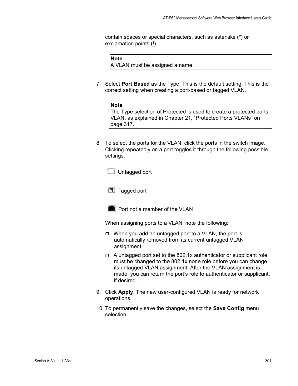Allied Telesis AT-S62 User Manual | Page 301 / 372