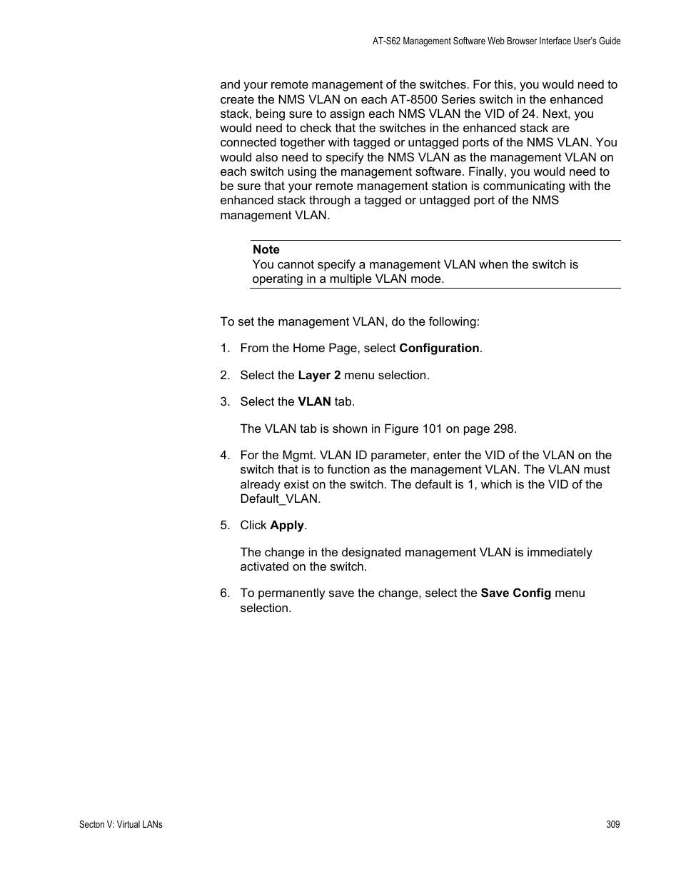 Allied Telesis AT-S62 User Manual | Page 309 / 372