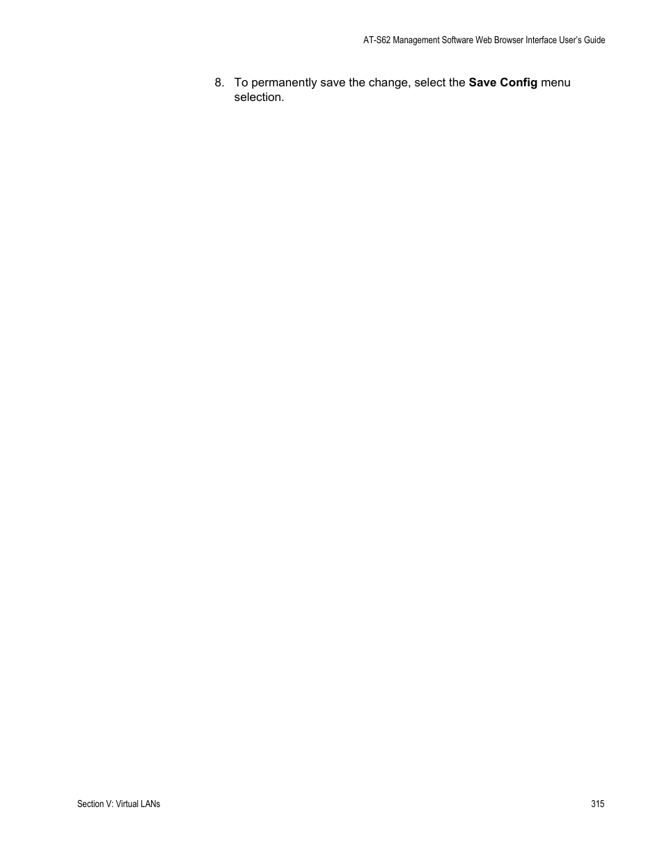 Allied Telesis AT-S62 User Manual | Page 315 / 372