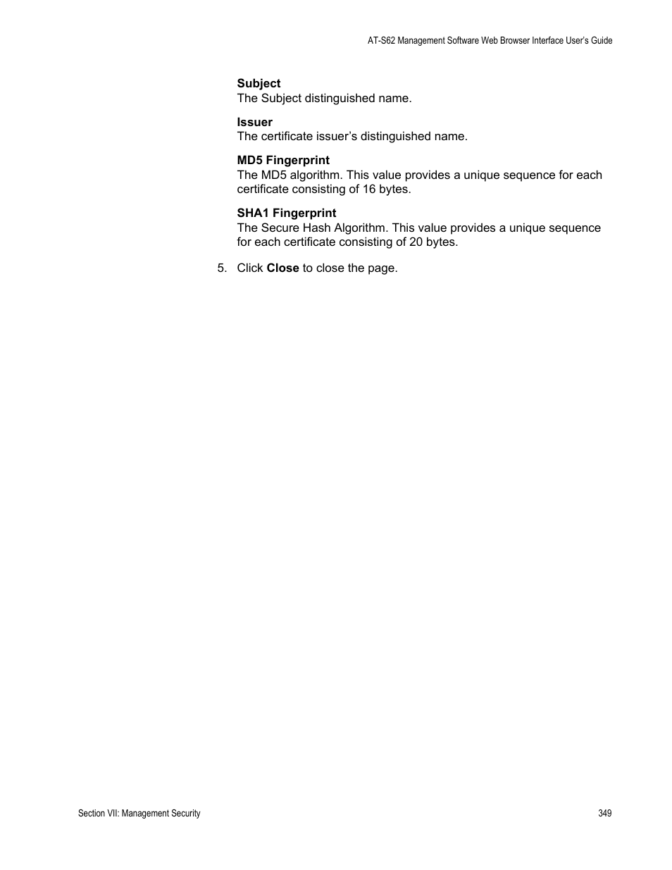 Allied Telesis AT-S62 User Manual | Page 349 / 372
