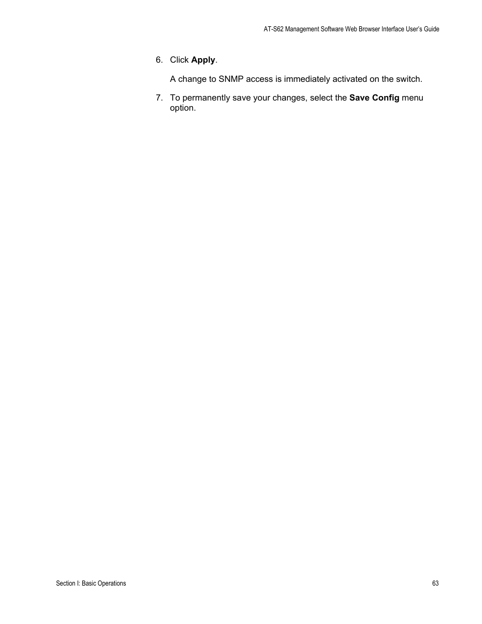 Allied Telesis AT-S62 User Manual | Page 63 / 372