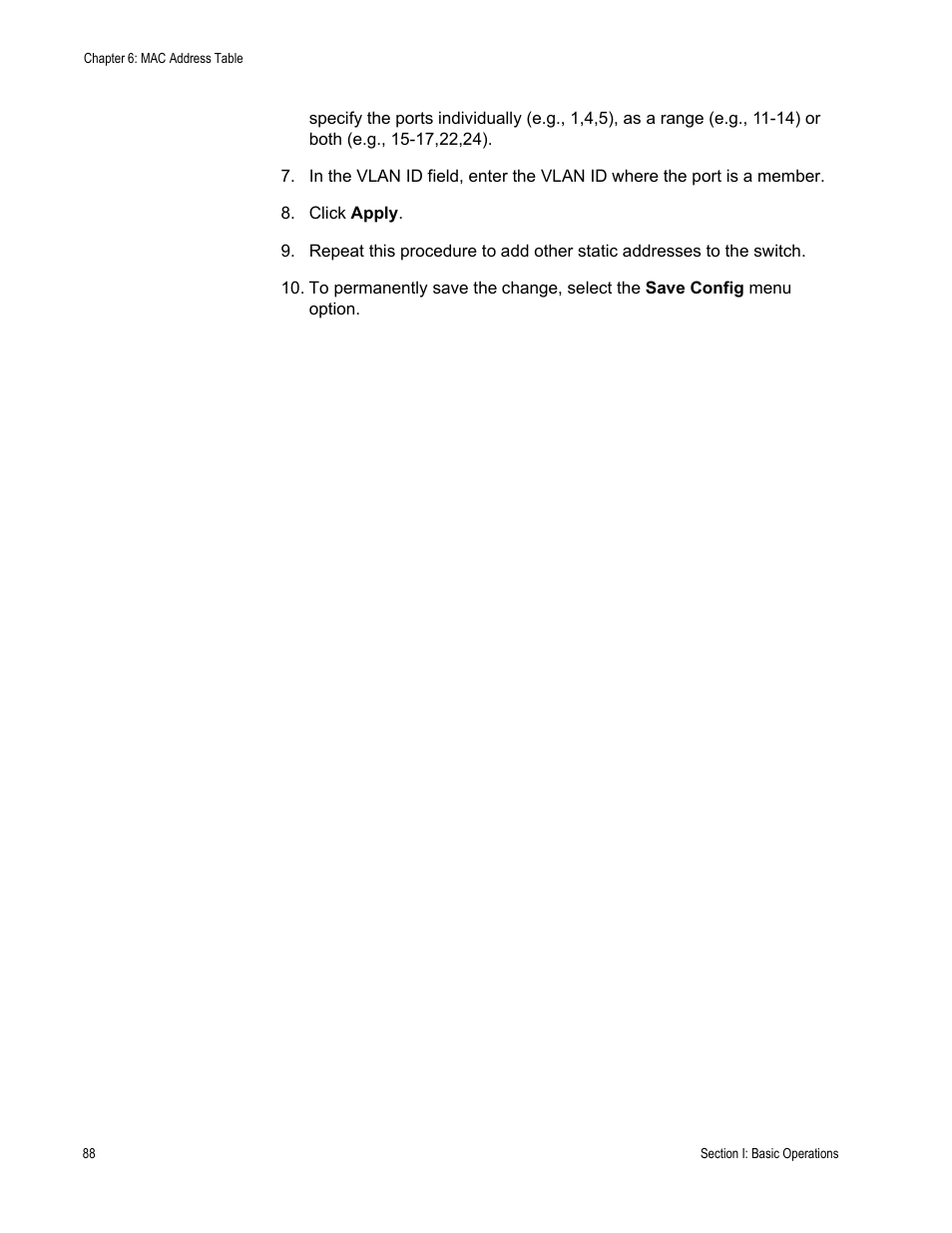 Allied Telesis AT-S62 User Manual | Page 88 / 372