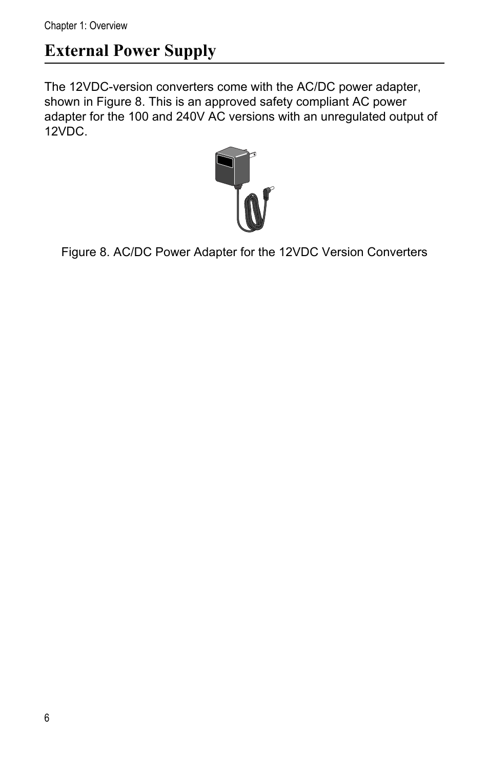 External power supply | Allied Telesis AT-FS202SC/FS1 User Manual | Page 16 / 88