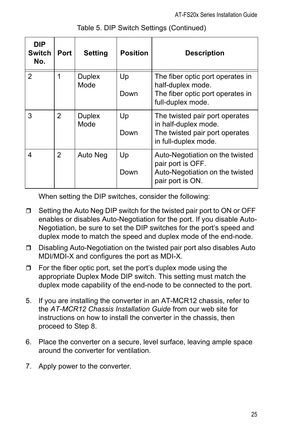 Allied Telesis AT-FS202SC/FS1 User Manual | Page 35 / 88