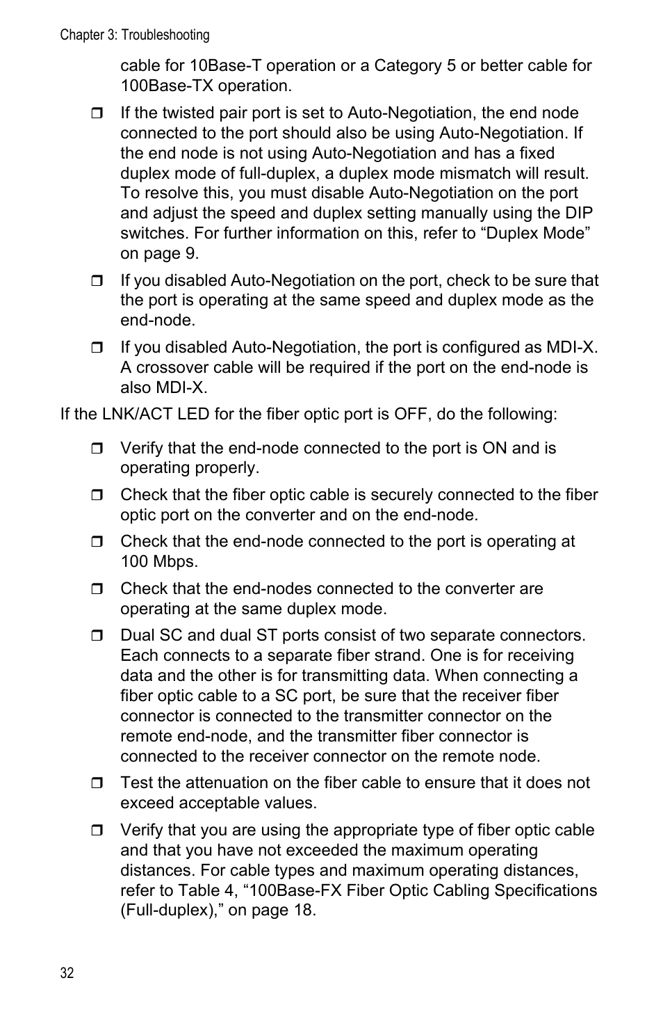 Allied Telesis AT-FS202SC/FS1 User Manual | Page 42 / 88