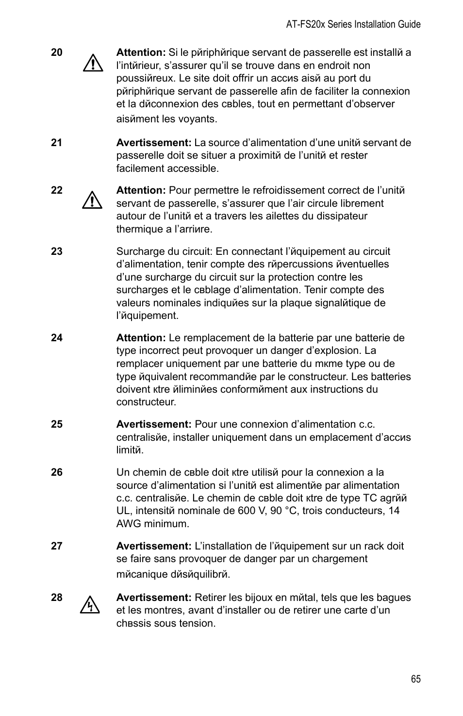 Allied Telesis AT-FS202SC/FS1 User Manual | Page 75 / 88