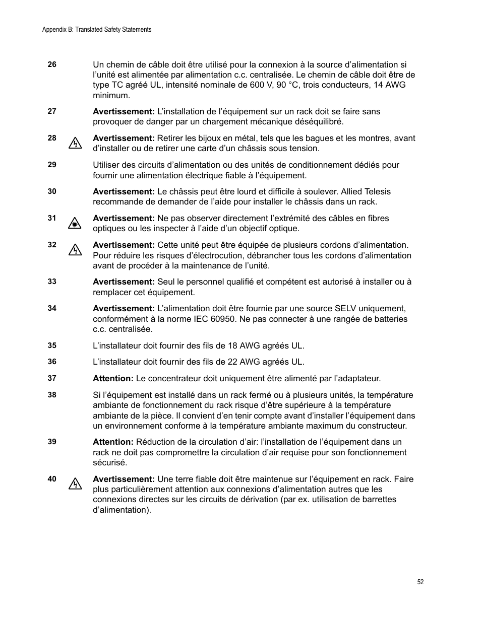 Allied Telesis AT-FS708 User Manual | Page 52 / 61
