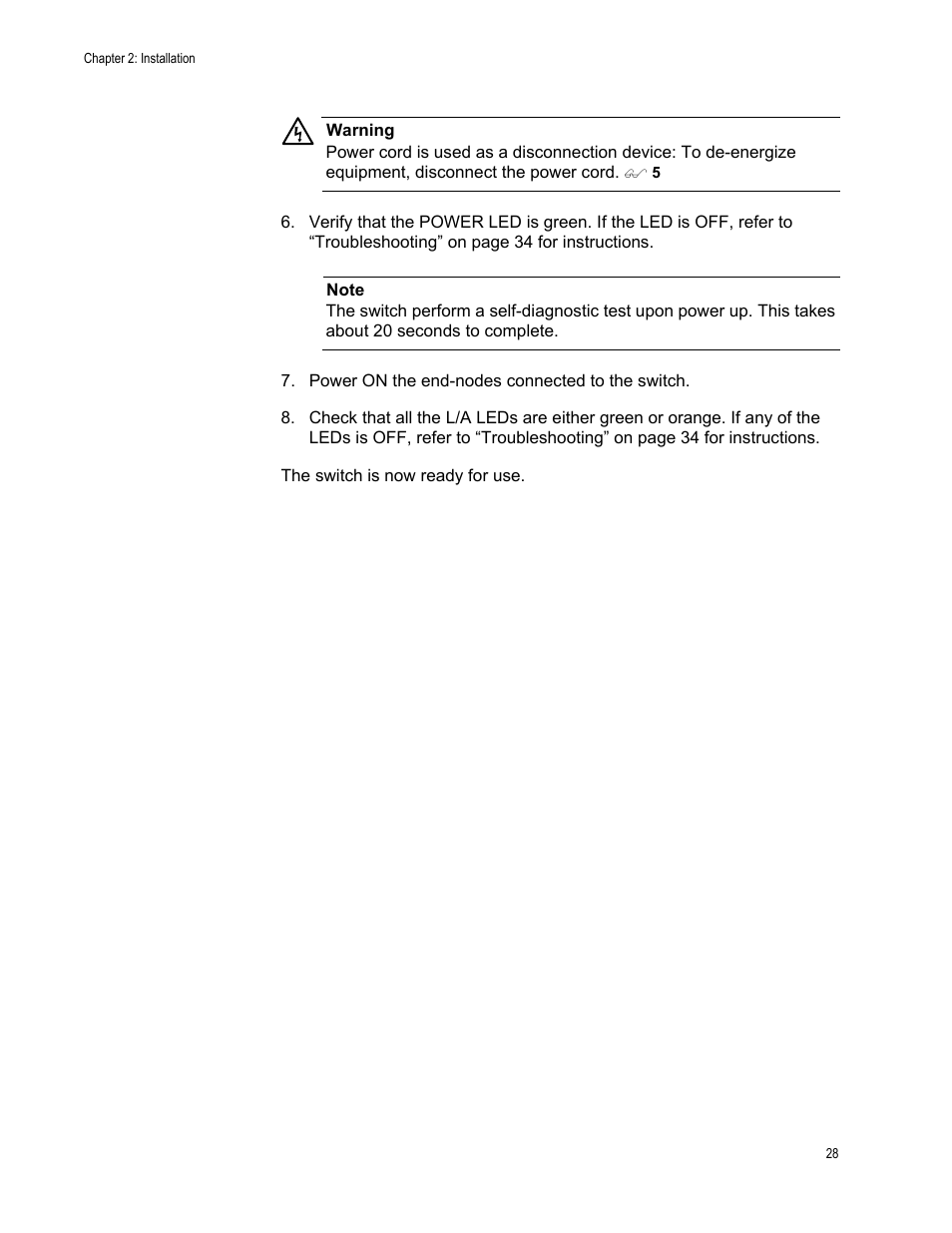 Allied Telesis AT-FS716L User Manual | Page 28 / 62