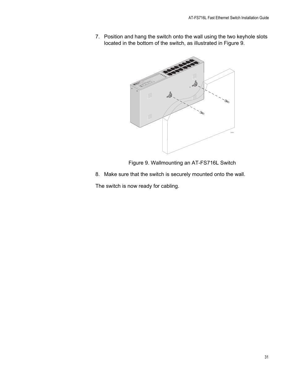 Co l pow er | Allied Telesis AT-FS716L User Manual | Page 31 / 62