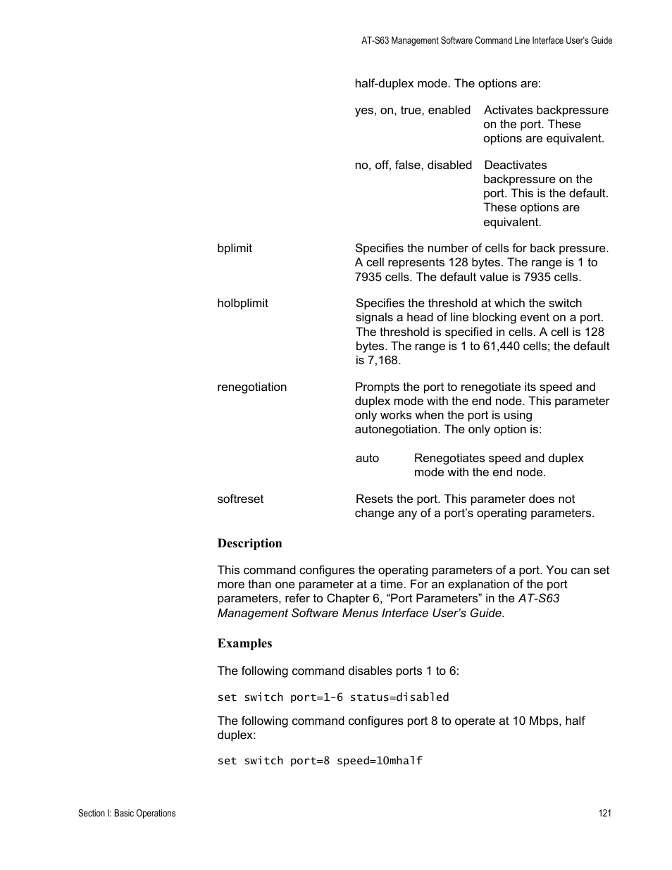 Allied Telesis AT-S63 User Manual | Page 121 / 718
