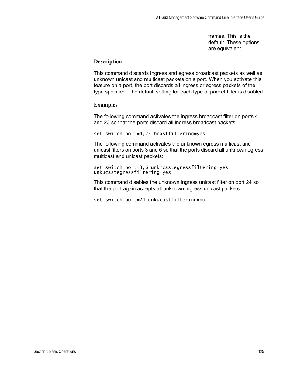 Allied Telesis AT-S63 User Manual | Page 125 / 718