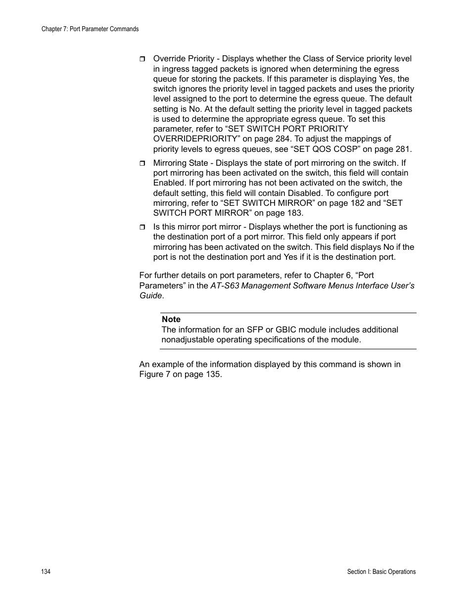 Allied Telesis AT-S63 User Manual | Page 134 / 718