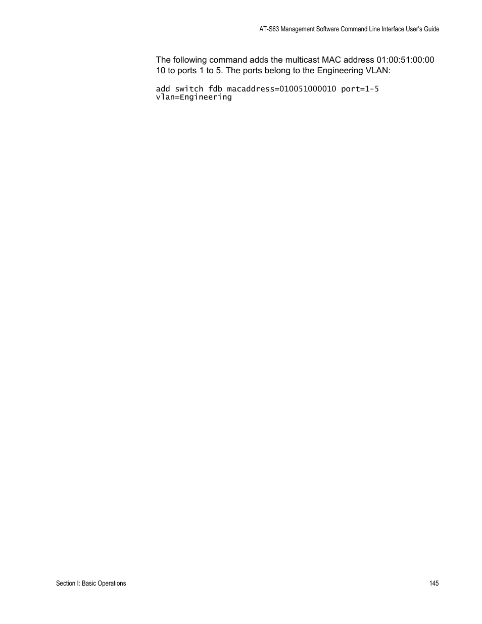 Allied Telesis AT-S63 User Manual | Page 145 / 718