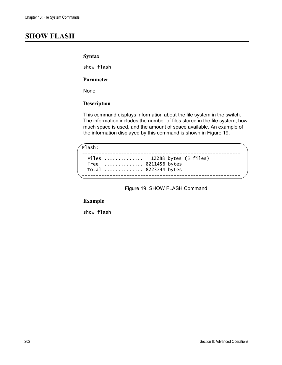 Show flash | Allied Telesis AT-S63 User Manual | Page 202 / 718