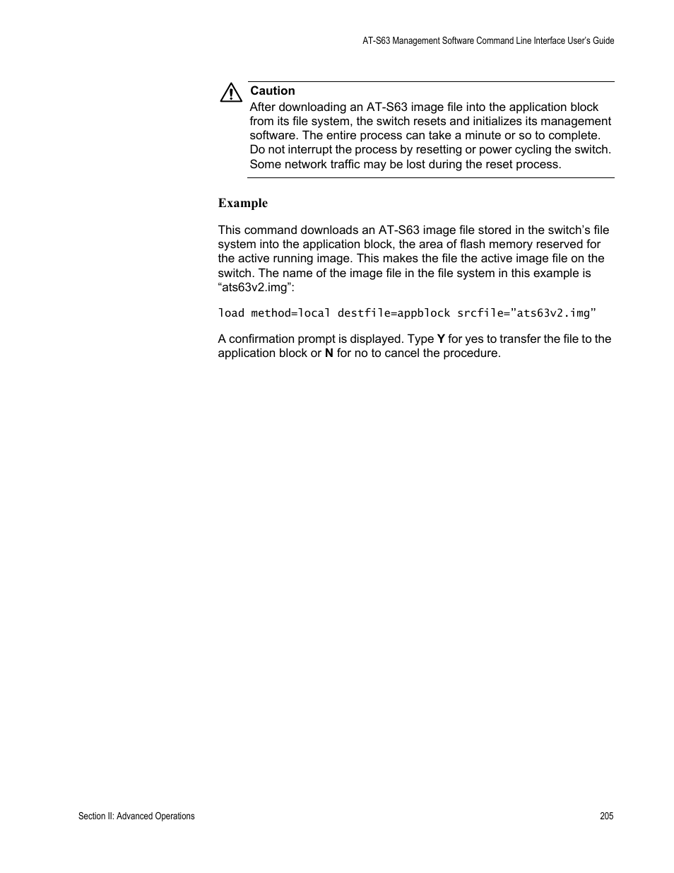 Allied Telesis AT-S63 User Manual | Page 205 / 718