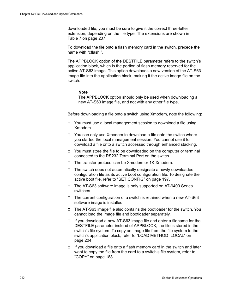 Allied Telesis AT-S63 User Manual | Page 212 / 718