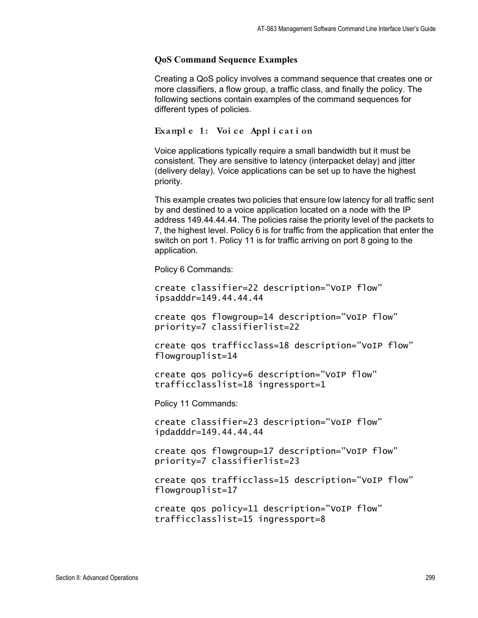 Allied Telesis AT-S63 User Manual | Page 299 / 718
